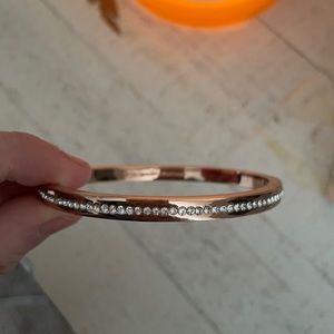 Kate Spade Rose Gold Pave Bangle